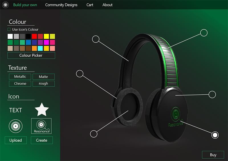 Web App screen capture