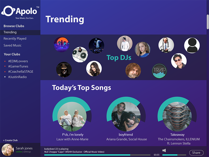 Web App screen capture